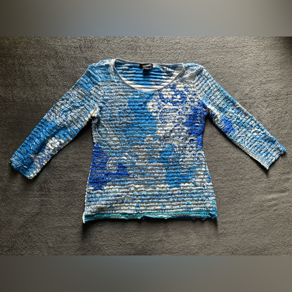 Ruffled Long Sleeve Top